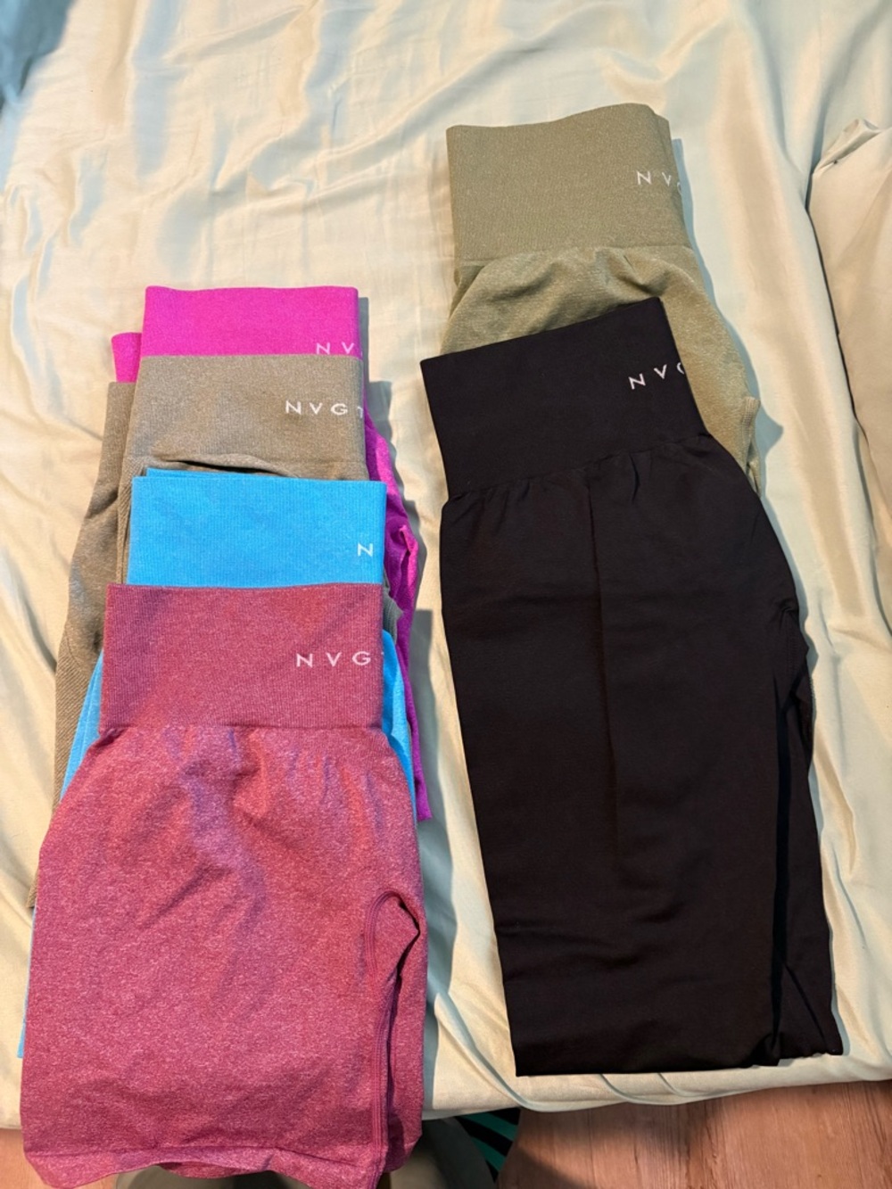 NVGTN Women's Athletic Shorts and Legging Bundle
